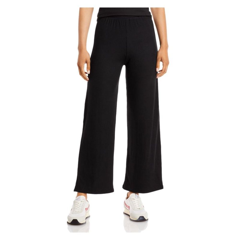 AVA & ESME Womens Black Stretch Pull On Style Stretch Wear To Work Flare Pants L